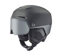 Bollé - Casco da sci con visiera integrata - X-Fusion Black Steel Matte - Taglia 55-59 cm - Grigio