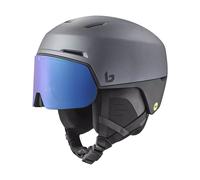 Bollé - Casco da sci con visiera integrata - X-Fusion Mips Titanium Black Matte - Taglia 52-55 cm - Grigio