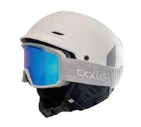 Bollé - Combo Mute Maddox | Casco da sci + occhiali da sci | Calotta robusta in ABS con regolazione Click-to-Fit, ventilazione ottimizzata | Protezione UV 100%, antiappannamento e antigraffio,
