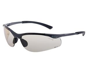 Bolle CONTOUR PSSCONT-C10 - Occhiali protettivi con lenti trasparenti, resistenti allo stress, alla nebbia, ai raggi UVA e UVB