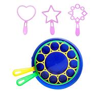 Bolle Di Sapone,Bacchetta Per Bolle Sapone Giganti,6pcs Bubble Wands,Bolle di Sapone Bacchetta,Bacchette per Bolle in plastica Colorata,Bacchetta A Bolle Impostato Creativo,all’Aperto per Fare Bolle