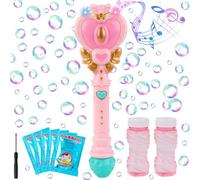 Bolle di Sapone Bambini, Bolle di Sapone, Sparabolle di Sapone, Pistola Spara Bolle di Sapone, Spara Bolle di Sapone Automatico, Pistola Bolle, Bolle di Sapone per Feste Estive Nozze Regalo Compleanni