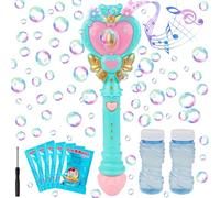 Bolle di Sapone Bambini, Bolle di Sapone, Sparabolle di Sapone, Pistola Spara Bolle di Sapone, Spara Bolle di Sapone Automatico, Pistola Bolle, Bolle di Sapone per Feste Estive Nozze Regalo Compleanni