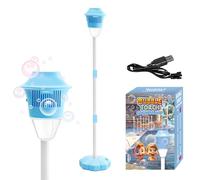 Bolle Di Sapone - Bolle Di Sapone Automatiche Per Bambini Con Luce E Musica | Soap Bubble Maker Outdoor Toys Nella Lampada Di Strada Per Intrattenimento Per La Famiglia E I Vicini
