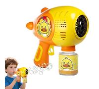 Bolle di sapone per bambini, bolle di sapone elettriche di anatra gialla, giocattoli in età prescolare interattivi per le attività sensoriali delle celebrazioni del compleanno di divertimento per le f