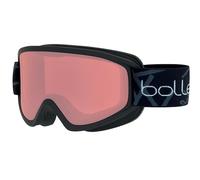 Bollé - FREEZE & PLUS Matte Black Ski Goggles Visión óptima, protección antiniebla y antiarañazos, doble pantalla, marco ventilado