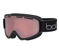 Bollé - FREEZE & PLUS Matte Black Ski Goggles Visión óptima, protección antiniebla y antiarañazos, doble pantalla, marco ventilado