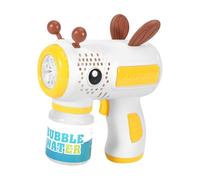 Bolle Machine - 16,5 x 14 x 16,5 cm Bolla di Design Cartoni animati soffiatore di Bolle Portatile Giocattolo di Soluzione Non Tossica | Regalo estivo Corpo ABS Durevole | Matrimonio di compleanno