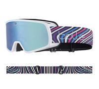 Bollé Maschera Nevada White Matte, lente Azure cat.2 da Bambino TU Bianco