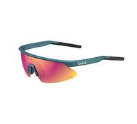 Bollé MICRO EDGE - Verde, Volt+ Ruby Pol, Taglia M, Occhiali da Sole, Unisex