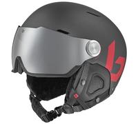 Bollé - MIGHT VISOR, Titanium Red Matte, Brown Gun Cat 2, Medium, Snow Helmets, Unisex, Adult
