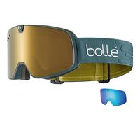 Bolle Nevada Neo Ski Goggles Blu Gold/CAT3+Light Vermilion Blue/CAT1 Uomo,Donna