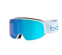 Bolle Nevada Piccolo 22038 Occhiali Da Sci Bianchi Metallizzati/Azzurri Cat 2