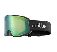 BOLLE NEVADA Schneebrille 2024 black corp matte/phantom green emerald