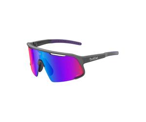 Bollé - Occhiali da sole - Speedchaser Titanium Matte - Volt Ultraviolet in Pelle - Grigio