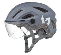 Bollé - React Visor, Grigio, Clear, Taglia M, Caschi Bici, Unisex, Adulto