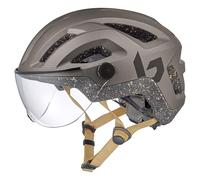 Bollé - React Visor, Marrone, Clear, Taglia M, Caschi Bici, Unisex, Adulto