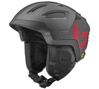 Bollé - Casco da sci - Ryft Mips Titanium Red Matte - Taglia 55-59 cm - Grigio