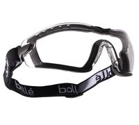 Bolle Safety Cobra Psi Platino Sicurezza Occhiali Con Cinturino Trasparente