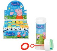 BOLLE SAPONE PEPPA PIG Party Box Display 36 Flaconi 60ml Originali Dulcop