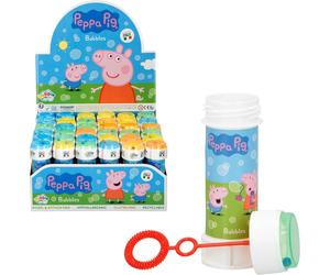 BOLLE SAPONE PEPPA PIG Party Box Display 36 Flaconi 60ml Originali Dulcop