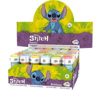 BOLLE SAPONE STITCH Party Box Display 36 Flaconi 60ml Originali Disney Dolcop