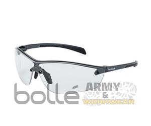 Bolle Silium + Plus Sicurezza Occhiali Platino Rivestimento Antigraffio di