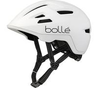 Bollé Stance, Caschi da Ciclismo Unisex Adulto, Bianco, M