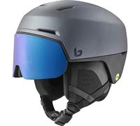 Bollé - Casco da sci con visiera integrata - X-Fusion Mips Titanium Black Matte - Taglia 52-55 cm - Grigio