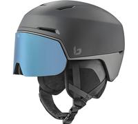 Bollé - Casco da sci con visiera integrata - X-Fusion Pure Mineral Black Matte - Taglia 55-59 cm - Grigio
