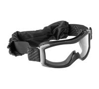Bollé X1000T Platinum Black Frame Sealed Tactical Goggles Clear