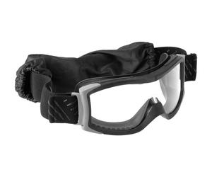 Bollé X1000T Platinum Black Frame Vented Tactical Goggles Clear