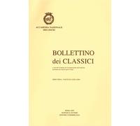 Bollettino dei Classici. Terza serie. 29. 2008 - [Scienze e Lettere]