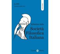 Bollettino della società filosofica italiana. Nuova serie (2024). Vol. 1