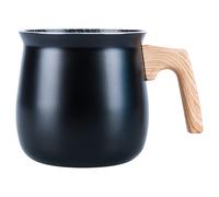 Bollilatte in alluminio 1,3 L, rivestimento interno in ceramica, impugnatura effetto legno, SìChef