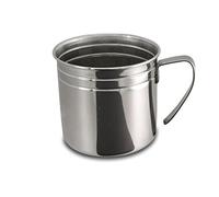 Bollilatte tazzotto inox cm. 12