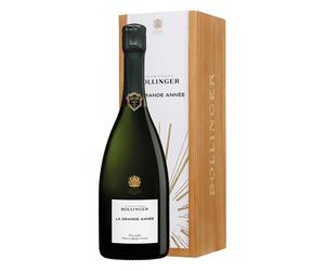 Bollinger La Grande Année Champagne AOC Brut 2018 0,75 ℓ, Cassetta di legno
