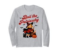 Bollire Il Patriarcato, Femminista Halloween Maglia a Manica
