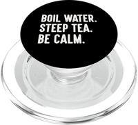 Bollire l'acqua ripida tè Be Calm infusione di erbe bollitore macerazione PopSockets PopGrip per MagSafe