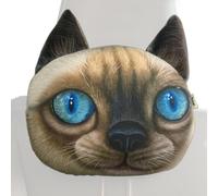 Bollisate Cervicale Per Auto | Supporto Universale Comodo E A Tema Gatto,Auto per Bambini - per Viaggio Guidare Pernottamento Bambini Spostamenti Lunghi Percorsi