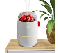Bollisate Umidificatore Personale - Dispositivo Di Umidificazione Con Design A Fiamma - Umidificatore A - Per La Casa La Camera Da La Camera Bebè L'Auto Gli Yoga E I Viaggi