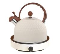 Bollitore - 2,5 L Impugnatura ergonomica teiera fiscale, bollitore fischiante per gas, per casa, cucina, esterno, giardino, terrazza balcone pic-nic