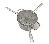 BOLLITORE 21 LT DM 36 CUOCIPASTA ALLUMINIO CASSERUOLA 3 SCOMPARTI SPICCHI 4 2025