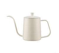 Bollitore a collo di cigno da 600 ml in acciaio inox con beccuccio di precisione per la cottura a goccia sul fornello a induzione (coperchio graduato 3500 ml)