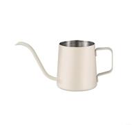 Bollitore a collo d'oca con struttura in acciaio inossidabile e beccuccio preciso per la preparazione del caffè a goccia, fornisce un flusso d'acqua costante e una facile maneggevolezza (350 ml