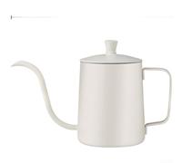 Bollitore a collo d'oca da 350 ml, caffettiera in acciaio inossidabile 304 con beccuccio fine per un flusso controllato, manico ergonomico per un uso sicuro (A)