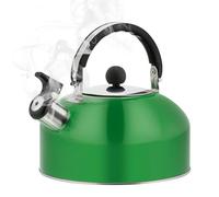 Bollitore a fischio, 1,8 l, in acciaio inox, bollitore a fischio, fornello a induzione, con manico termoisolante, per fornello elettrico, fuoco da campeggio, leggero