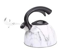 Bollitore a Fischio, Bollitore a induzione, Design con mezza maniglia in acciaio inossidabile, for l'uso nelle sale da tè domestiche