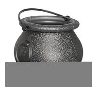 Bollitore a forma di calderone per caramelle, piccolo contenitore decorativo riutilizzabile, oggetti di scena spettrali, display da tavolo, decorazione per festival, bomboniere, forniture per feste