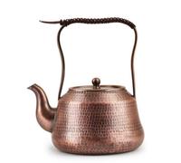 Bollitore a Gas Teiera da Fornello Bollitore in Rame Caraffa per Tè con Estetica Classica E Versata Controllata Adatto per Sala da Pranzo, color to 2, 1.2 Litri